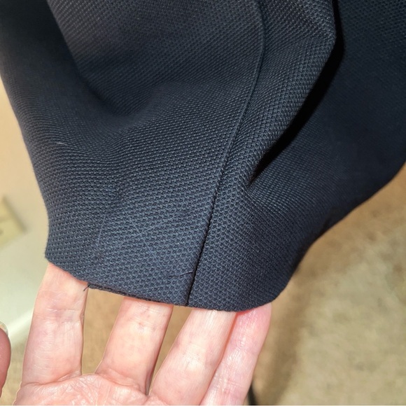 Ralph Lauren Women’s Bullion Jacquard Navy Blue Single Breast Blazer Gold Crest - Picture 9 of 16